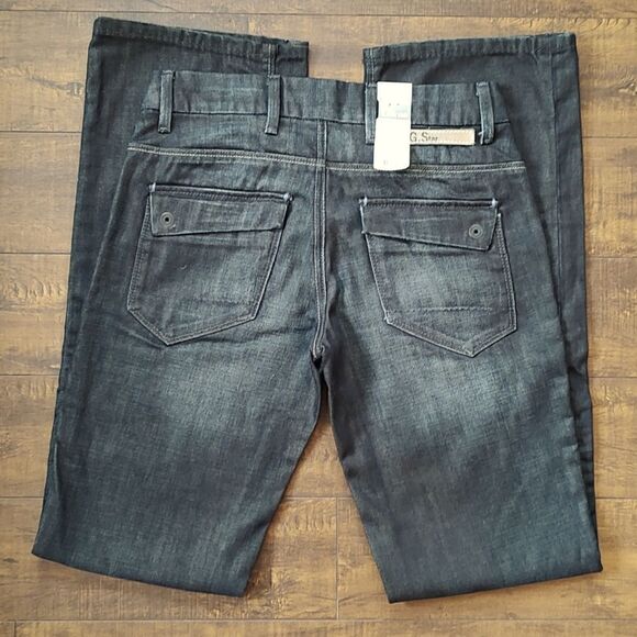 New With Tag G-Star Raw Denim Size 25x34 Gate Slacks Women's 100% Cotton Jeans - Picture 6 of 12